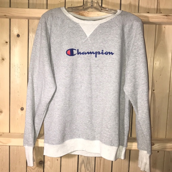 Champion Tops - Champion Gray Sweatshirt Large